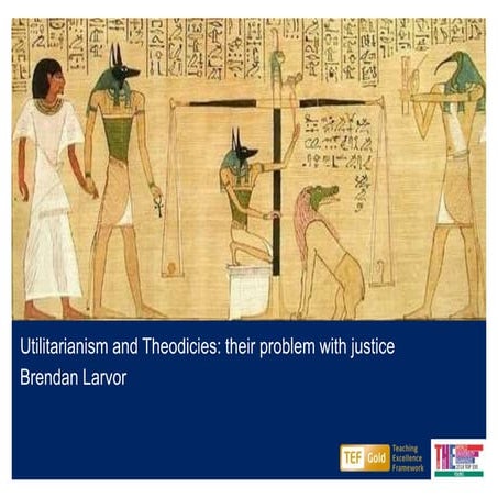 Utilitarianism and theodicy (2018) | PPTX