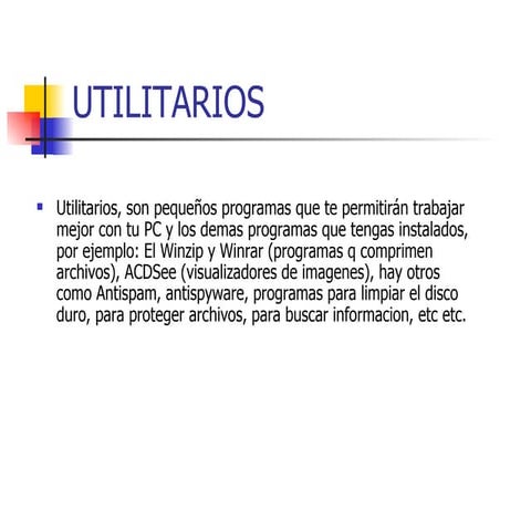 utilitarios