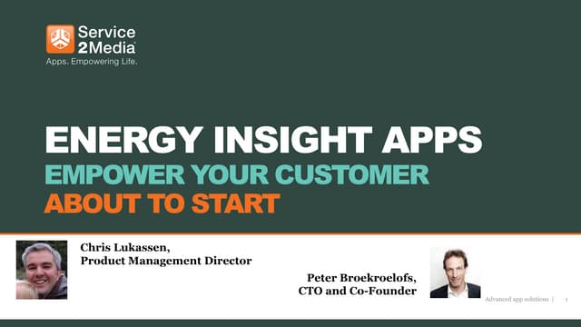 Energy Insight Utilities Webinar Service2Media