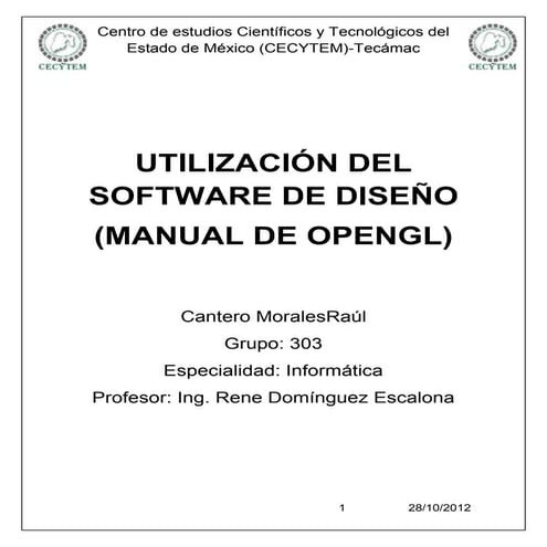 Utilización del software de diseño(C++) 