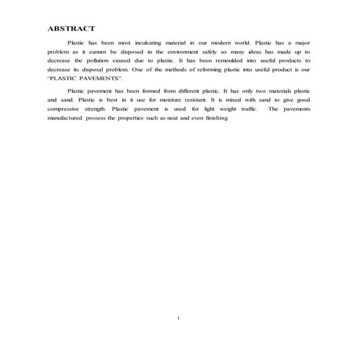 Utilization of plastics in flexible pavements