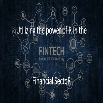 Utilizing power of R in financial sector | PDF
