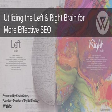 Utilizing the Left & Right Brain for More Effective SEO