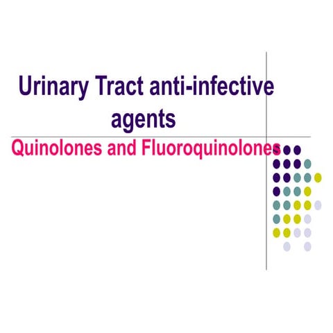 UTI Quinolones by Mrs. Manjushri Dabhade