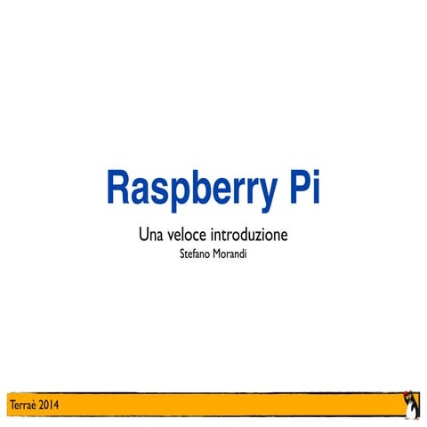 2014 terraè - raspberry pi - risparmio energetico