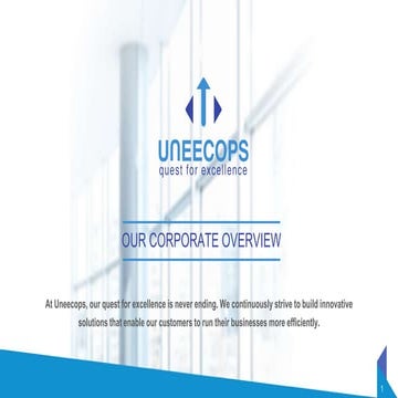Uneecops Technologies Ltd SAP Business One Gold Partner