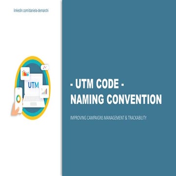 Utm code naming convention - 2019