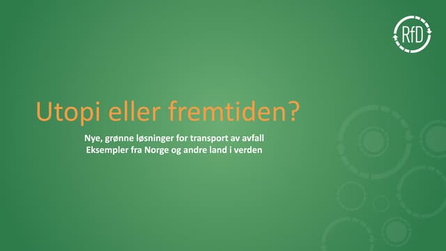 Utopi eller fremtiden