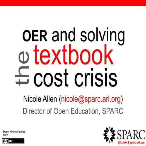 OER Overview for Utah Library Professional Development Workshop
