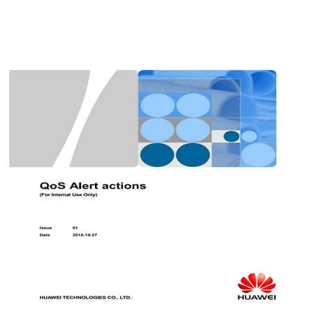 Utran qo s alert actions