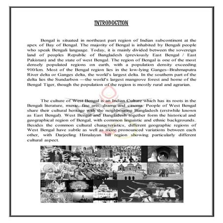 Bengal and Bengali culture | DOCX