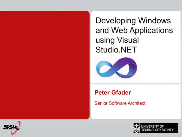 Better User Experience with .NET