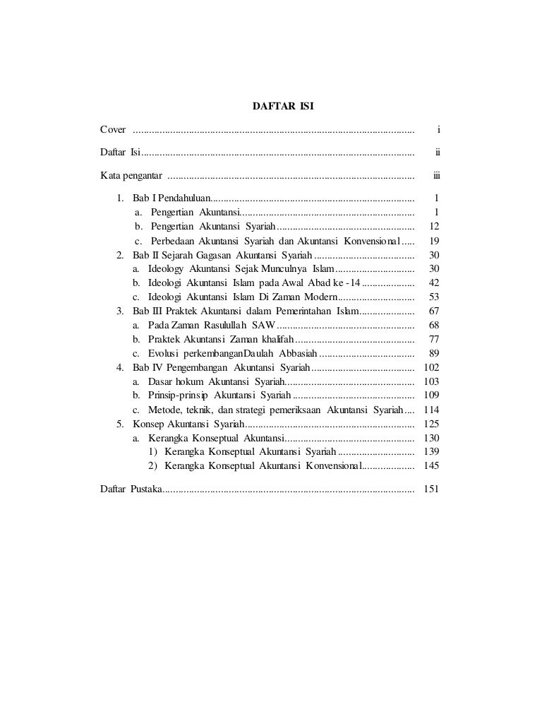 Daftar Isi &amp; Daftar Pustaka beserta langkah langkahnya