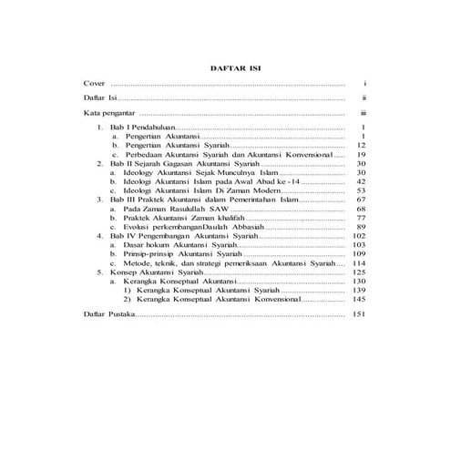 Daftar Isi & Daftar Pustaka beserta langkah - langkahnya