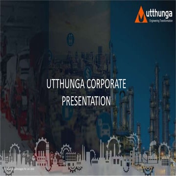 Utthunga Technologies corporate ppt
