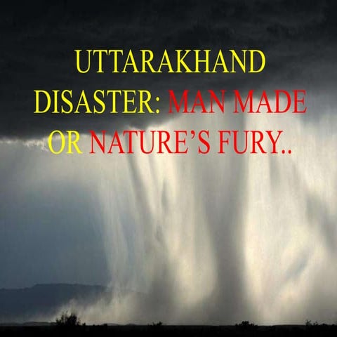 Uttrakhand disaster