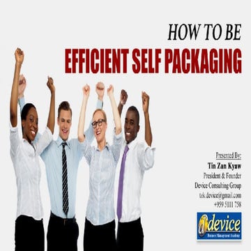 Effective Self Packaging
