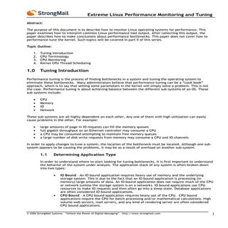 Extreme Linux Performance Monitorin...