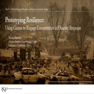 Prototyping Resilience: Using games to engage communities in disaster response