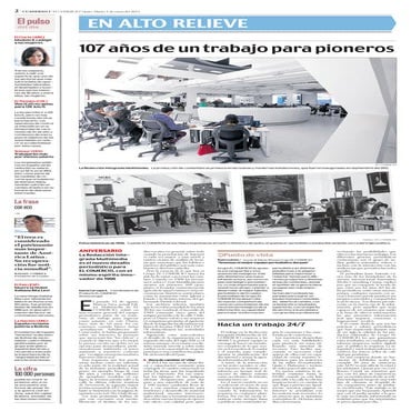 107 años de EL COMERCIO
