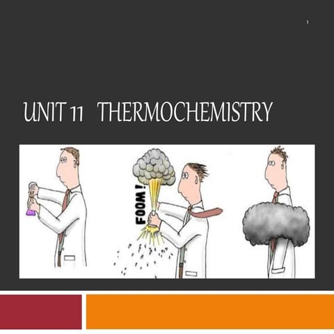 Unit 11 thermochemistry