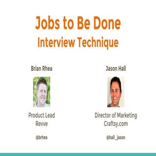 Jobs to Be Done :: Overview and Int...
