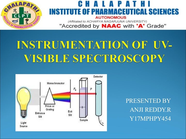 INSTRUMENTATION OF UVVISIBLE SPECTROSCOPY