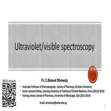 UV-visible spectroscopy - 2021