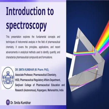 'UV-Visible Absorption Spectrophotometry'