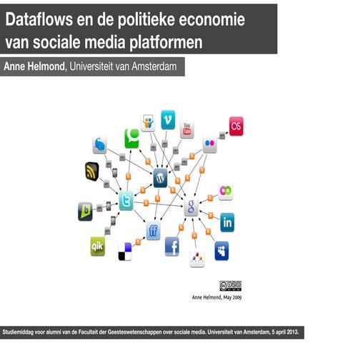 Dataflows en de politieke economie van sociale media platformen