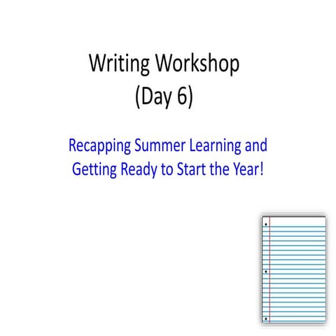 Uvalde writing workshop day 6
