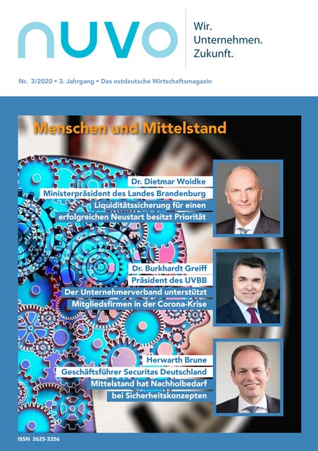 NUVO - Nr. 3/2020 - Menschen und Mittelstand