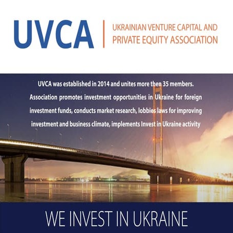 Ukrainian Venture Capital and Private Equity Association Presentation May 2016