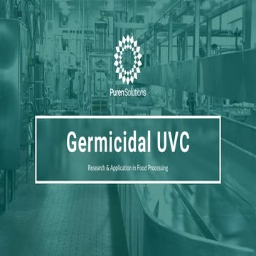 UVC & Food Processing | PDF