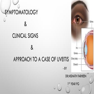 uveitis of the anterior segment and posterior segment