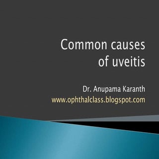 Common Causes of Uveitis Part1