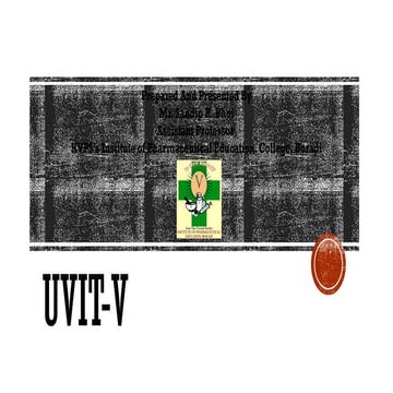 BP701T. INSTRUMENTAL METHODS OF ANALYSIS UNIT-V