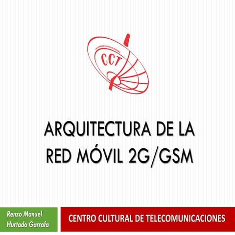 Capítulo IV - Arquitectura de la Red Móvil 2G / GSM