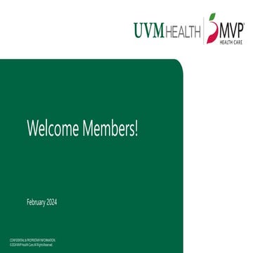 UVMHA Medicare Member Webinar Slide Deck 2024