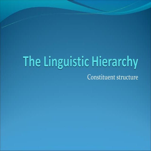 Uvod u morfosintaksu, lecture 02, 12 13