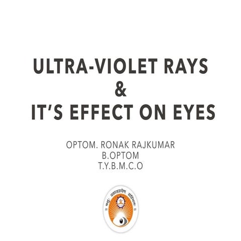 UV radiation effects on eyes
