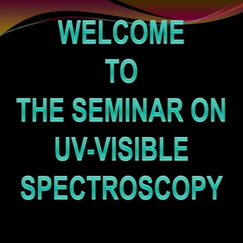 Uv seminar ppt