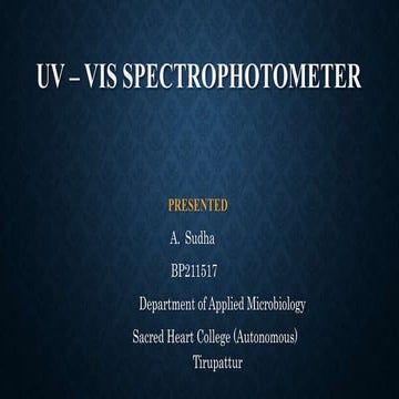 UV Spectrophotometer.pptx