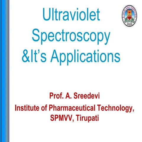 Uv spectroscopy