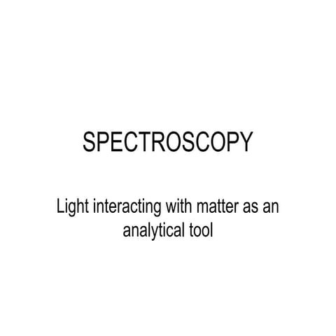 UV visible spectroscopy introduction, principle and working | PPT