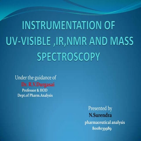 Uv,vis,nmr,mass,ir
