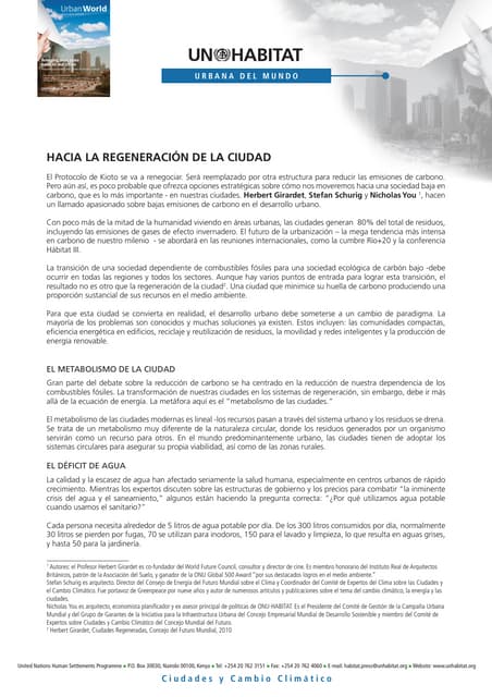 Uw    regenerative city cc - spanish