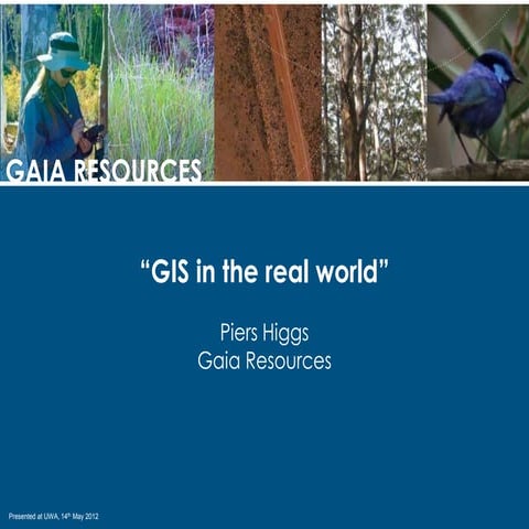 GIS in the Real World