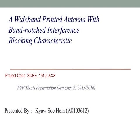 UWB patch antenna (HFSS)