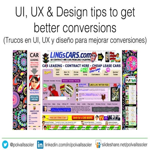 UI, UX & Design Tips To Get Better Conversions - Trucos en UI, UX y diseño pa...